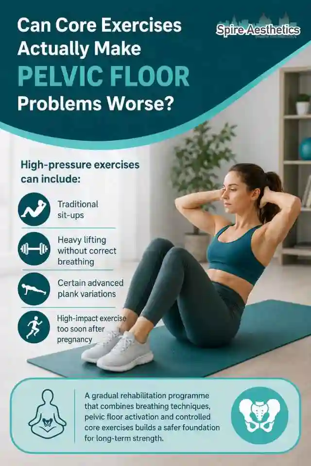 Can Strengthening Your Core Alone Actually Make Pelvic Floor Problems Worse Stony Stratford?